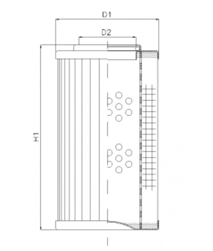 Filtrec - DHD280G05V - Hydraulikfilterelement (Druckfilter)