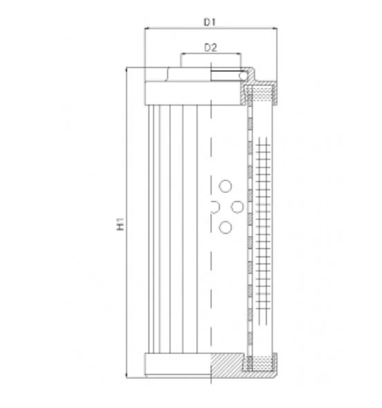 Filtrec - DHD30A20V - Hydraulikfilterelement (Druckfilter)