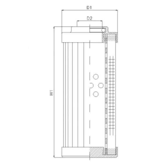 Filtrec - DHD330W100V - Hydraulikfilterelement (Druckfilter)