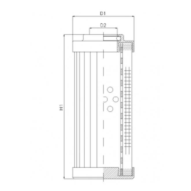 Filtrec - DHD330W50V - Hydraulikfilterelement (Druckfilter)