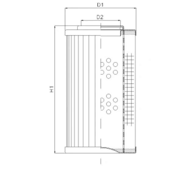 Filtrec - DHD35G10V - Hydraulikfilterelement (Druckfilter)