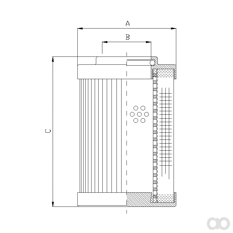 Filtrec - DHD500H05B - Hydraulikfilterelement (Druckfilter)
