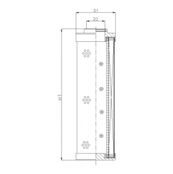 Filtrec - DHD800H10B - Hydraulikfilterelement (Druckfilter)