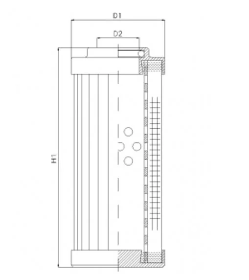 Filtrec - DLD360T10B - Hydraulikfilterelement (Druckfilter)