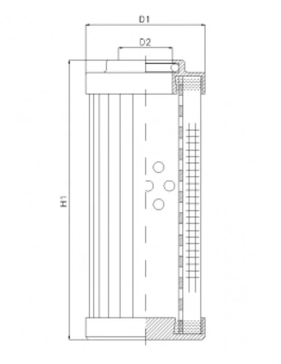 Filtrec - DLD600T40B - Hydraulikfilterelement (Druckfilter)