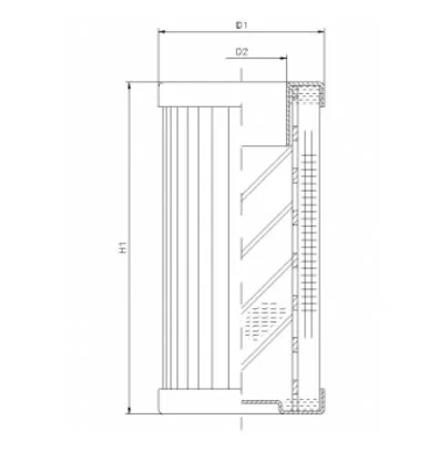 Filtrec - DMD0011W10B - Hydraulikfilterelement (Druckfilter)