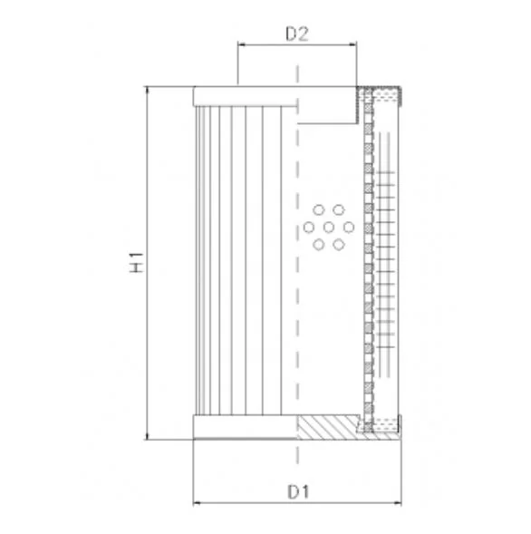 Filtrec - DMD0045W10B - Hydraulikfilterelement (Druckfilter)