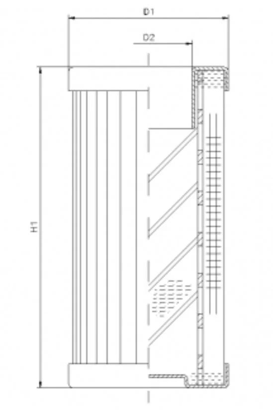Filtrec - DMD0060B40B - Hydraulikfilterelement (Druckfilter)