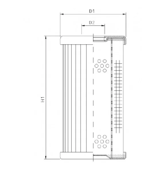 Filtrec - DMD034B250B - Hydraulikfilterelement (Druckfilter)