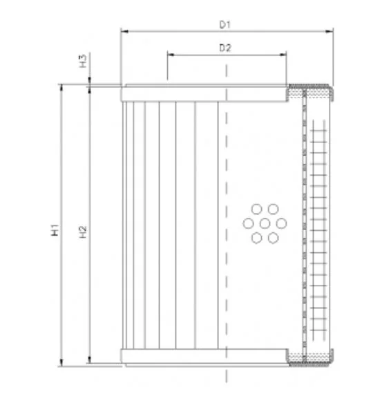 Filtrec - DMD059B60B - Hydraulikfilterelement (Druckfilter)