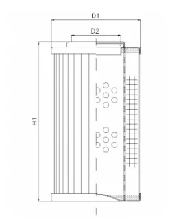 Filtrec - DMD127E05V - Hydraulikfilterelement (Druckfilter)