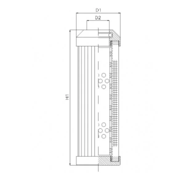 Filtrec - DMD127W100B - Hydraulikfilterelement (Druckfilter)