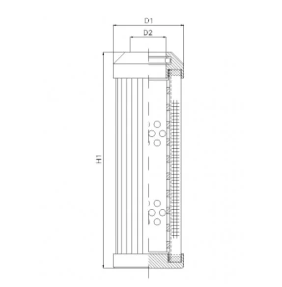 Filtrec - DMD149B40B - Hydraulikfilterelement (Druckfilter)