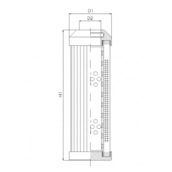 Filtrec - DMD149E05B - Hydraulikfilterelement (Druckfilter)