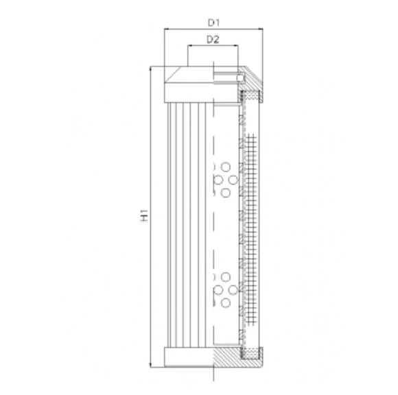 Filtrec - DMD243E03B - Hydraulikfilterelement (Druckfilter)