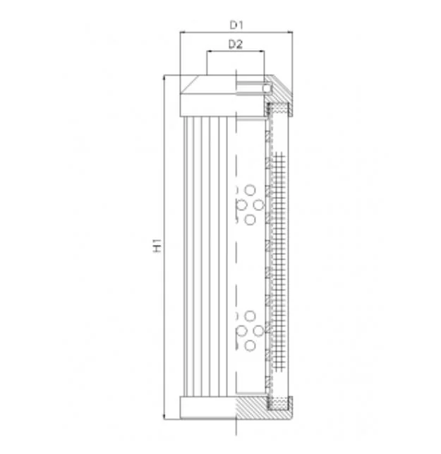 Filtrec - DMD243E20B - Hydraulikfilterelement (Druckfilter)