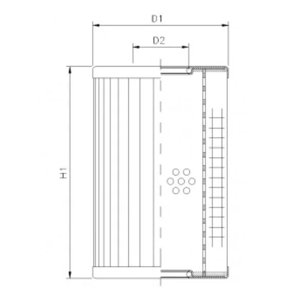 Filtrec - DMD362K10B - Hydraulikfilterelement (Druckfilter)