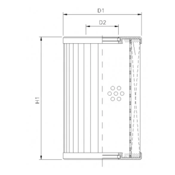 Filtrec - DMD362W10B - Hydraulikfilterelement (Druckfilter)
