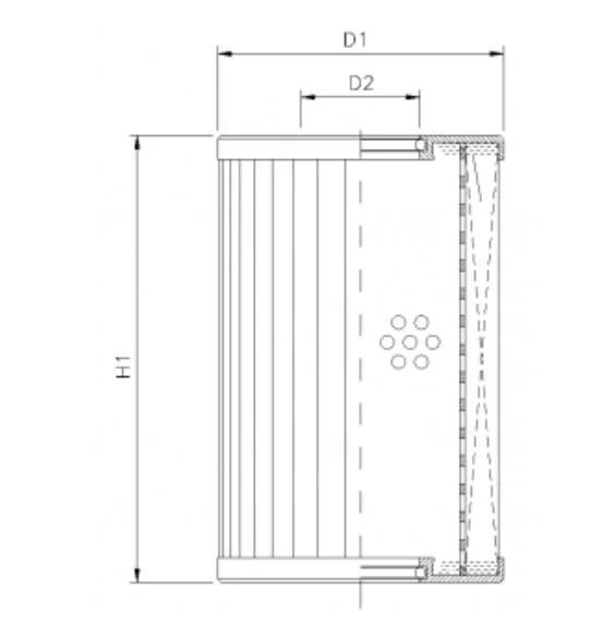 Filtrec - DMD362W60B - Hydraulikfilterelement (Druckfilter)