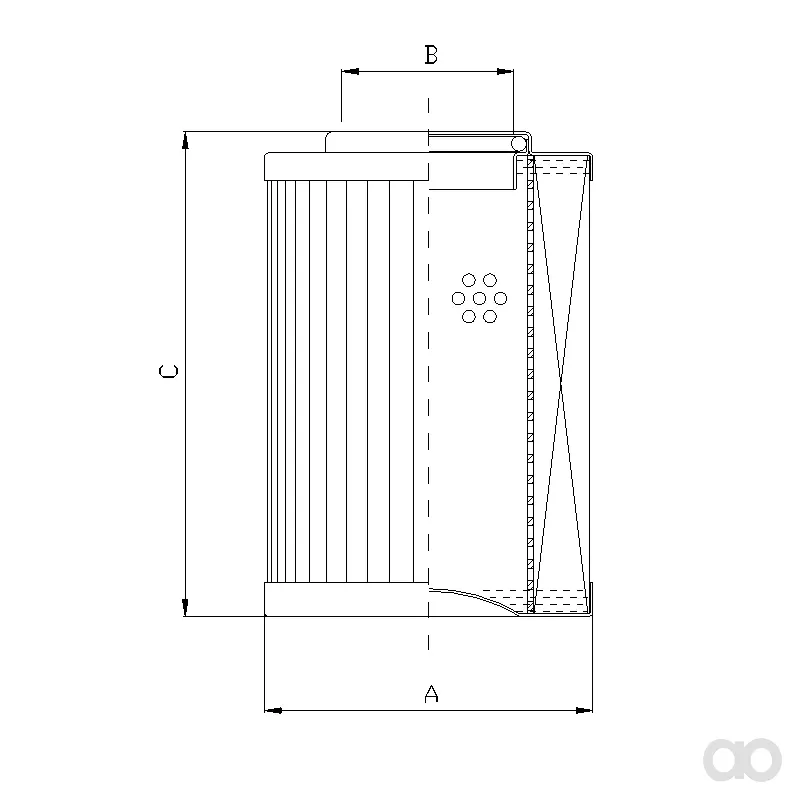 Filtrec - DVD20008B100B - Hydraulikfilterelement (Druckfilter)