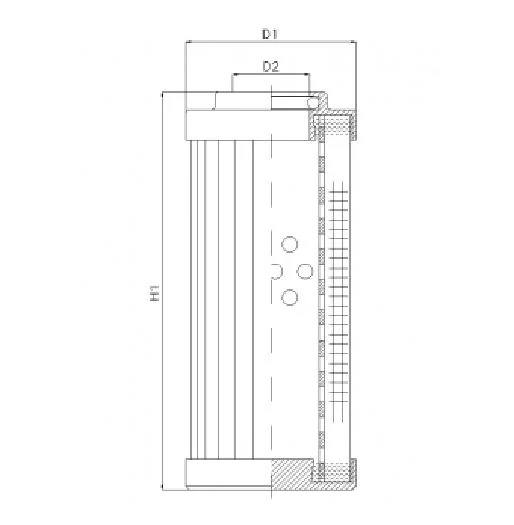 Filtrec - DVD20008F05B/1 - Hydraulikfilterelement (Druckfilter)