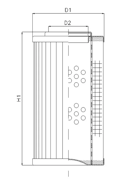 Filtrec - DVD20013E03B - Hydraulikfilterelement (Druckfilter)