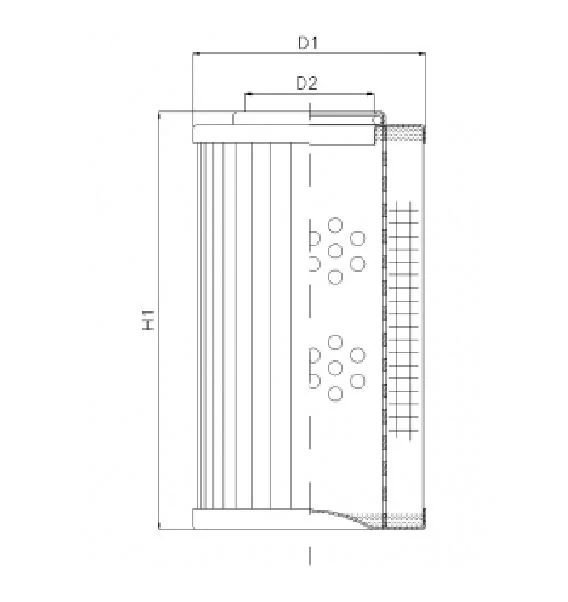 Filtrec - DVD2140B25V - Hydraulikfilterelement (Druckfilter)