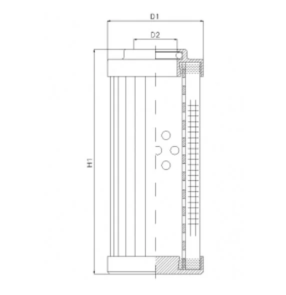 Filtrec - DVD218F05B - Hydraulikfilterelement (Druckfilter)