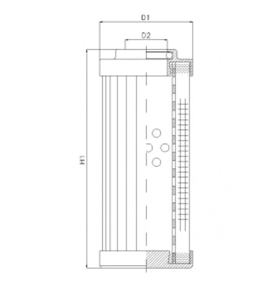 Filtrec - DVD2560W25B - Hydraulikfilterelement (Druckfilter)