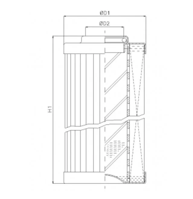 Filtrec - DVD290A10B - Hydraulikfilterelement (Druckfilter)