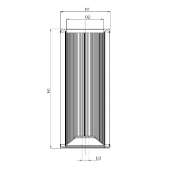 Filtrec - E712G10 - Hydraulikfilterelement (Rücklauffilter)