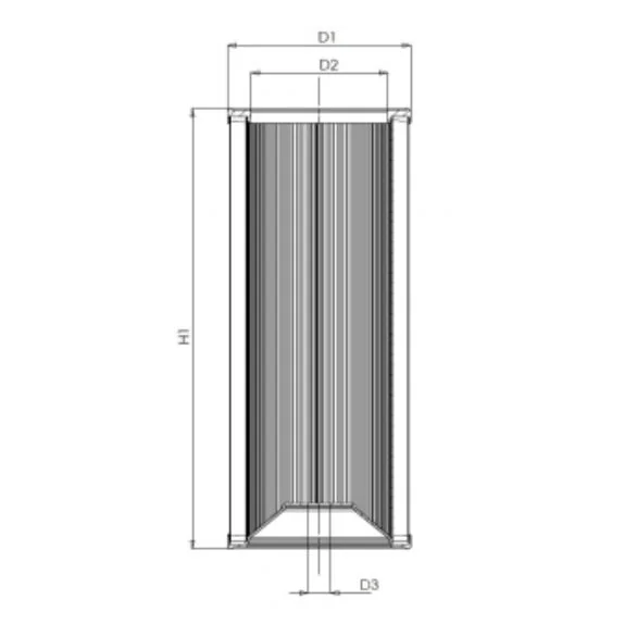 Filtrec - E713G10 - Hydraulikfilterelement (Rücklauffilter)