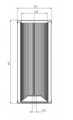 Filtrec - E731G06 - Hydraulikfilterelement (Rücklauffilter)