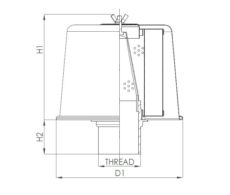 Filtrec - FB141B7C10 - Luftfilter (Be- und Entlüftung)