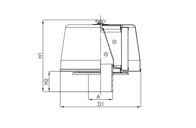 Filtrec - FB150B8C10 - Luftfilter (Be- und Entlüftung)