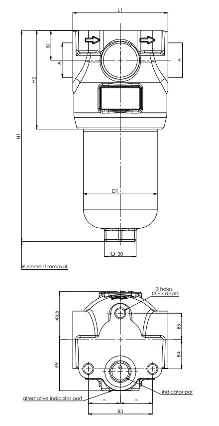 Filtrec - FH420D124G10XBB4DRS000S0 - Leitungsfilter (Druckfilter)