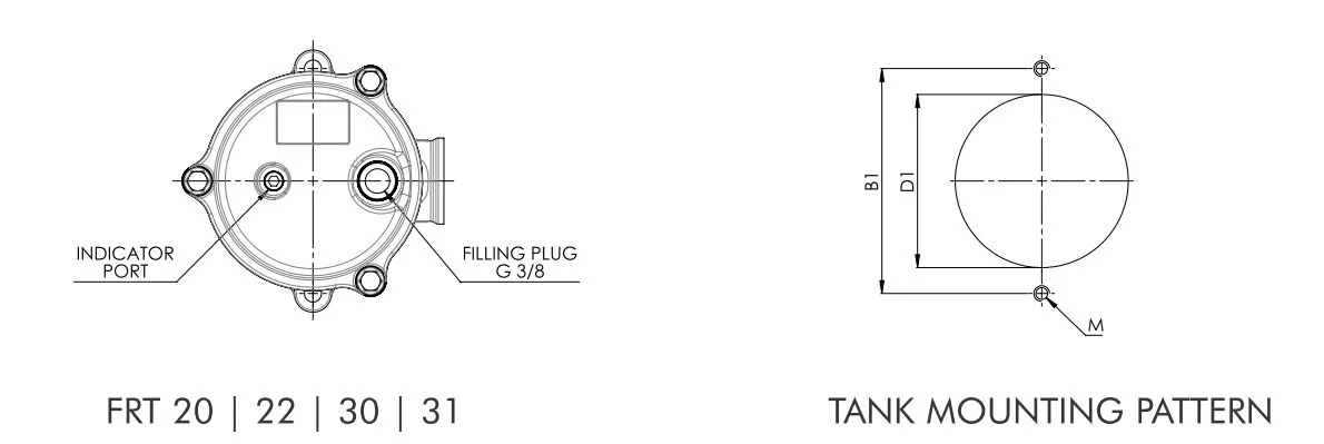 Filtrec - FRTR122000BB50C000S0 - Leitungsfiltergehäuse (Rücklauffilter)