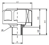 Filtrec - FT7F03B40 - Luftfilter (Be- und Entlüftung 3/4inches -BSP)