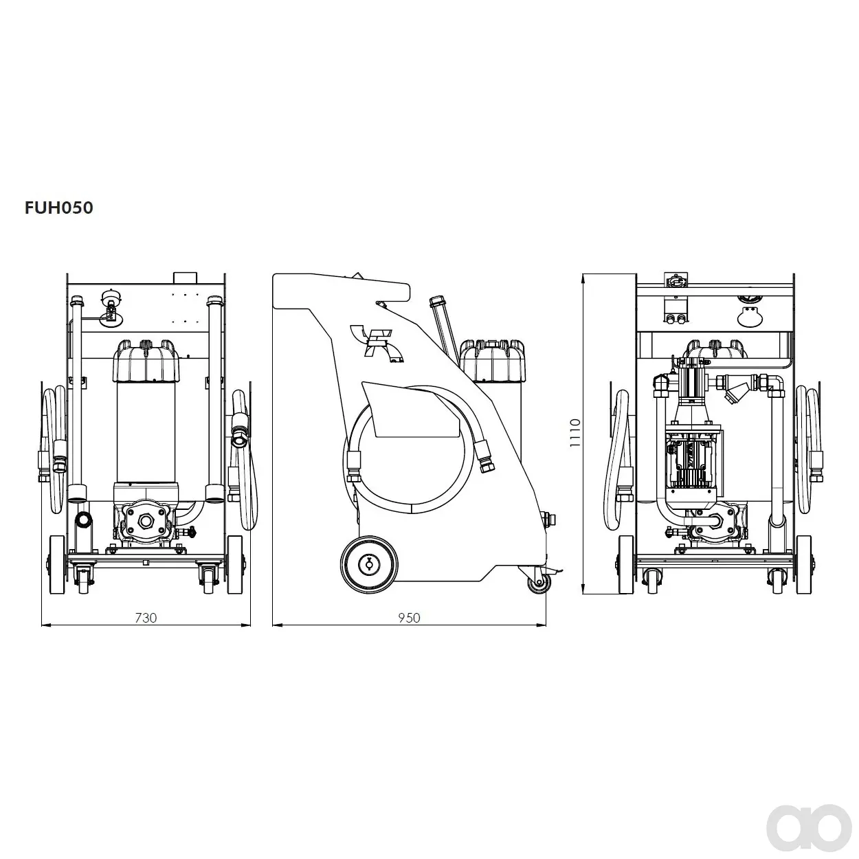 Filtrec - FUH050TG2BS0 - Filteraggregat mobil