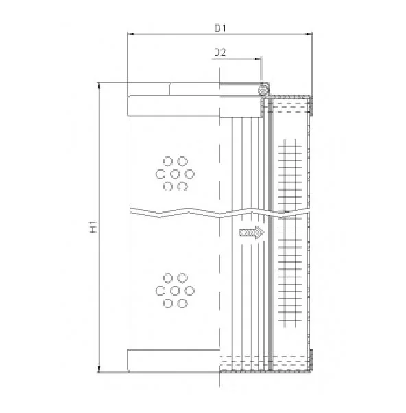 Filtrec - H323G10B - Hydraulikfilterelement