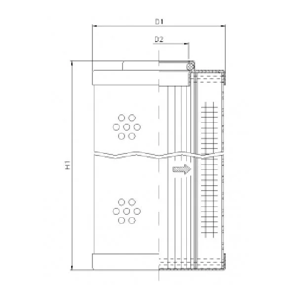Filtrec - H323G15B - Hydraulikfilterelement