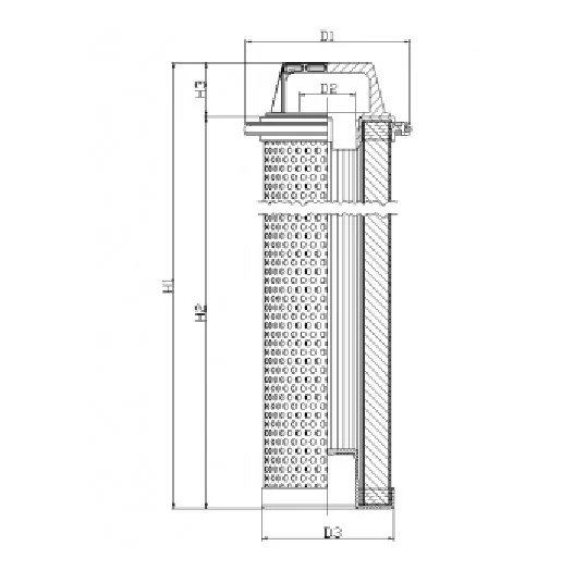 Filtrec - H511G10B0/ESD - Hydraulikfilterelement (RLS)