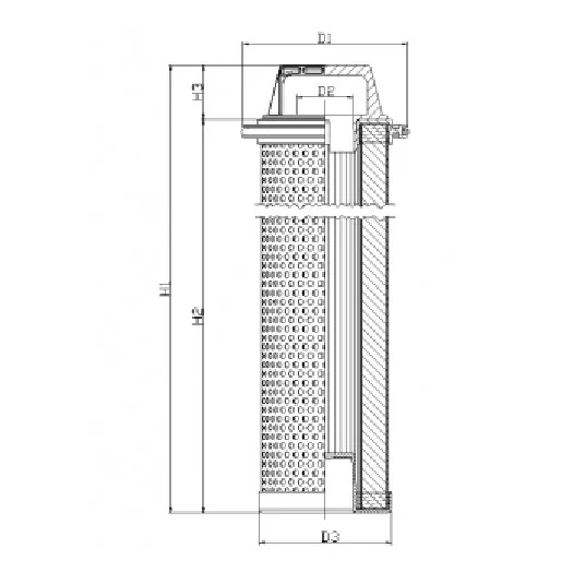 Filtrec - H511G15B0/ESD - Hydraulikfilterelement (RLS)