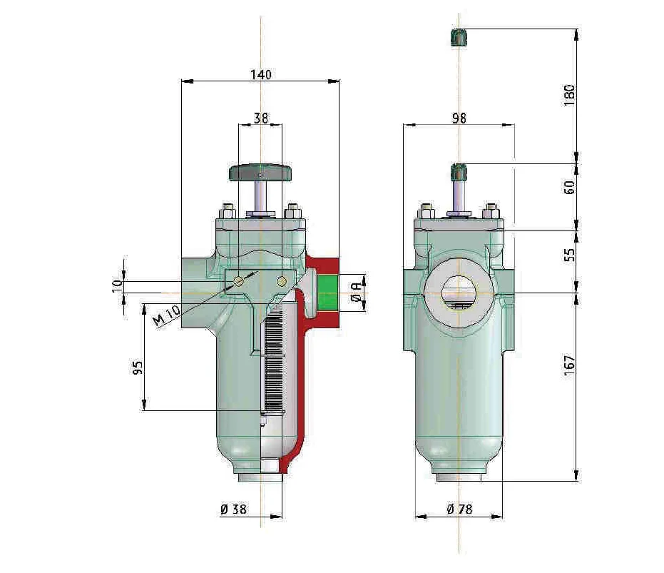 Filtrec - KMGP00003 - Plattenspaltfilter, 0,2 mm Spaltweite
