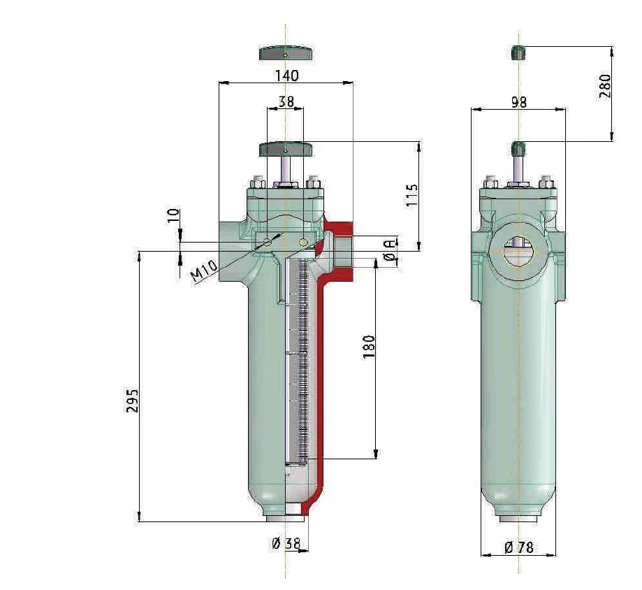 Filtrec - KMGP00019 - Plattenspaltfilter, 0,2 mm Spaltweite