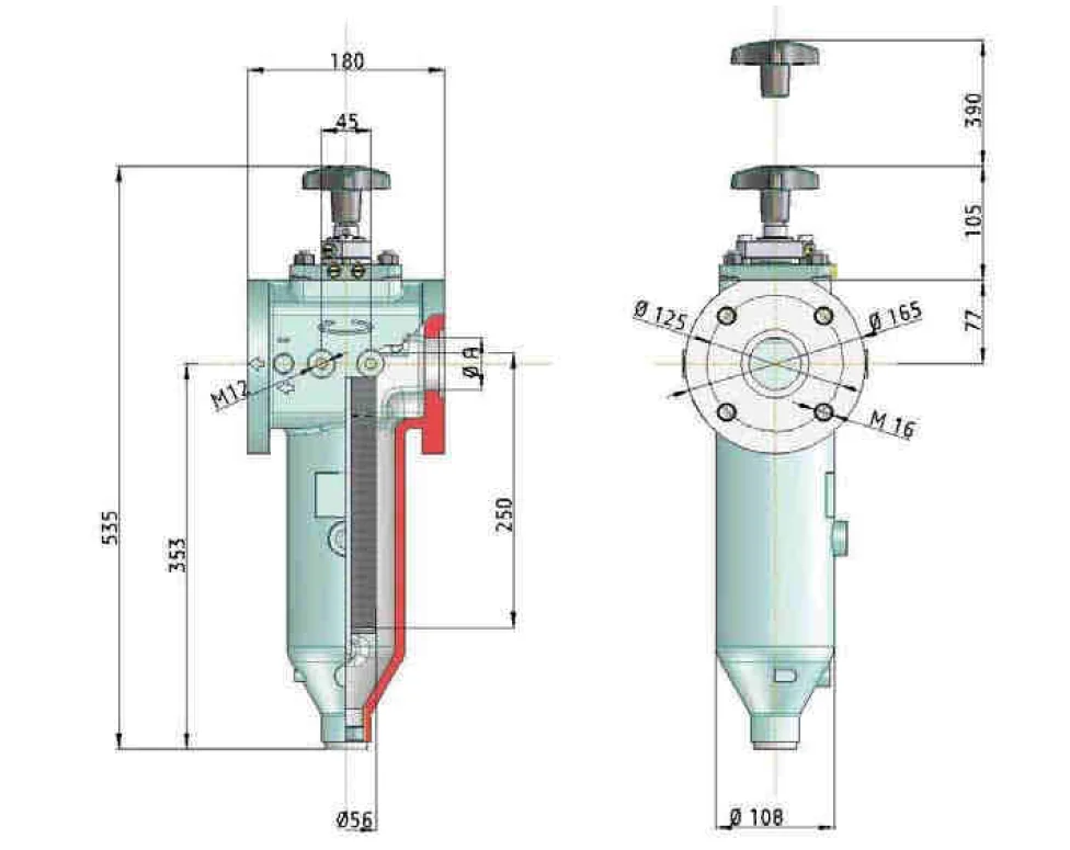 Filtrec - KMGP00029 - Plattenspaltfilter, 0,1 mm Spaltweite