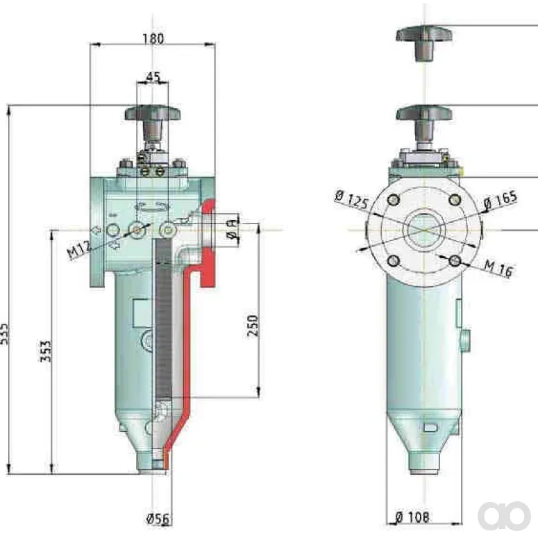 Filtrec - KMGP00030 - Plattenspaltfilter, 0,8 mm Spaltweite