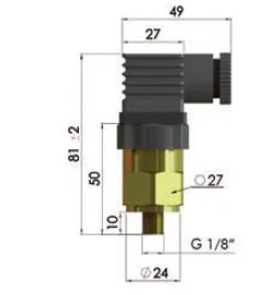 Filtrec - PDB - Druckschalter 1,3 bar Öffner/Schließer