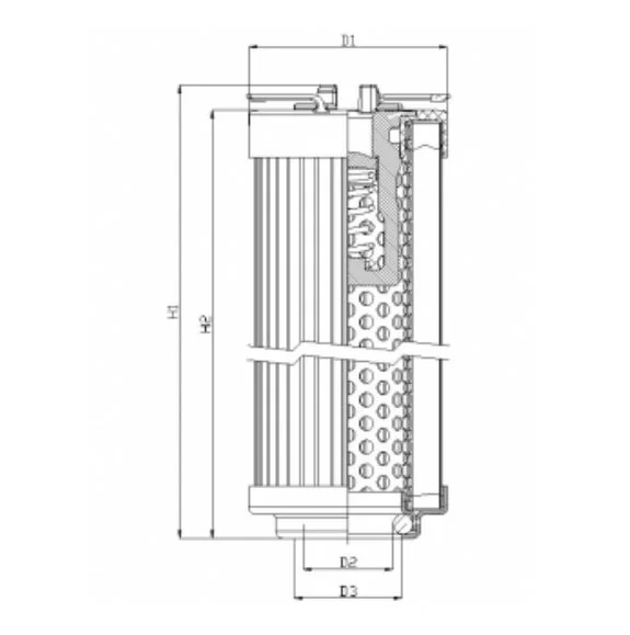 Filtrec - R104G15B/1 - Hydraulikfilterelement (Rücklauffilter)