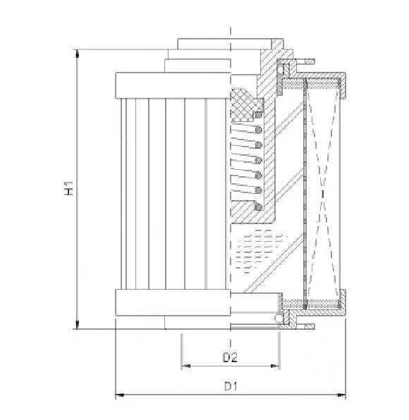 Filtrec - R111G03B - Hydraulikfilterelement (Rücklauffilter)